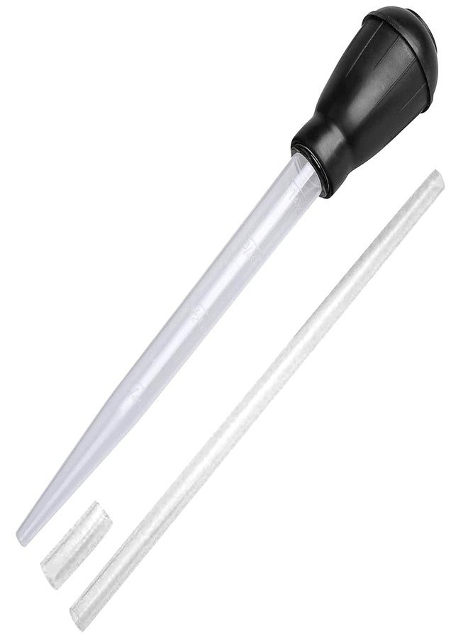 IAFVKAI Aquarium Multifunction Dropper Pipette Manual Cleaner Water Changer Cleaning Tool Siphon Dropper Remover 30ml Coral Feeder Waste Cleaner for Fish Tank Aquarium Clean Tool, Black - Image 1